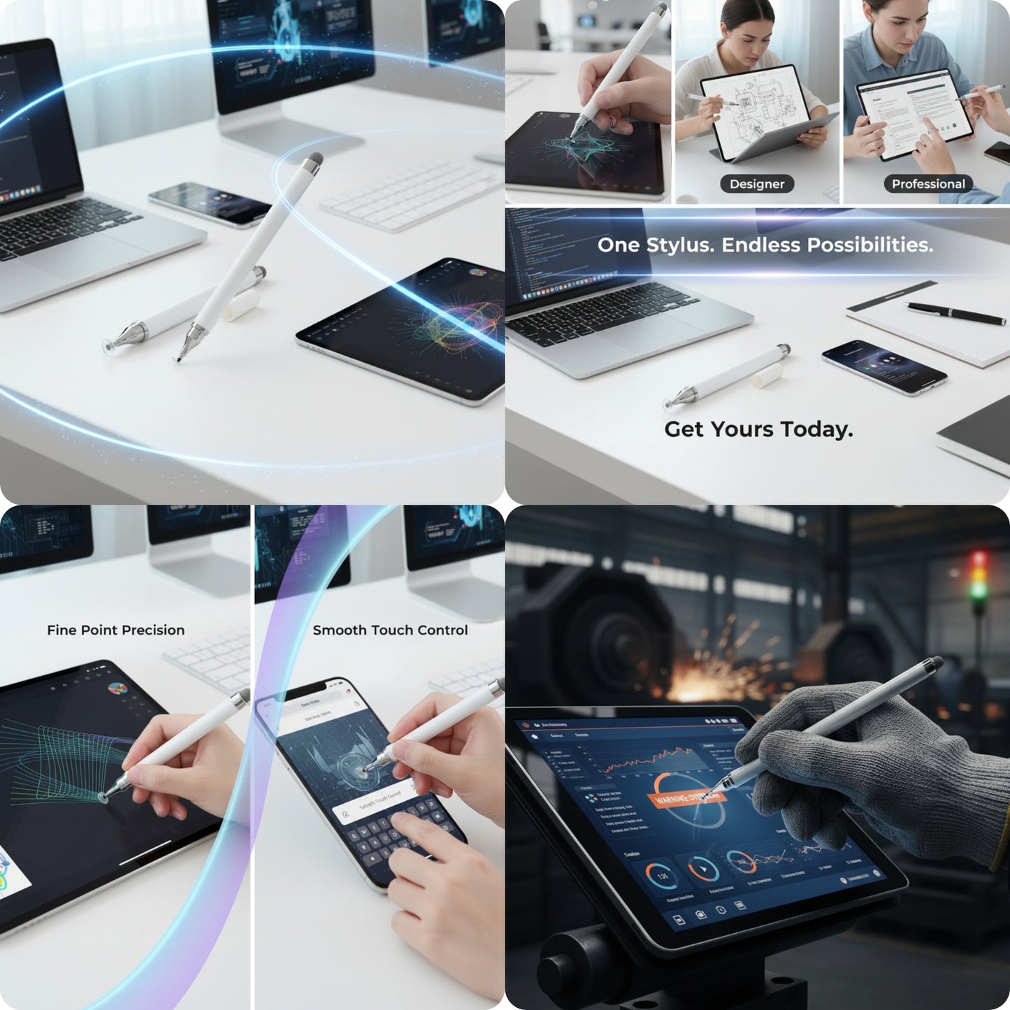 Dual-Tip Touch Screen Stylus: Precision for All Devices