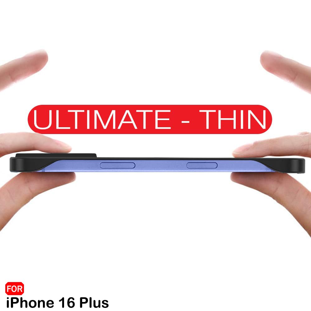 TheGiftKart Slim Matte MagSafe Case for iPhone 16 Plus