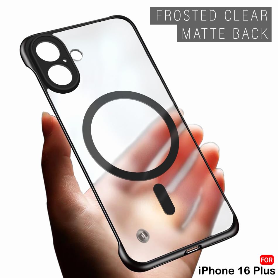 TheGiftKart Slim Matte MagSafe Case for iPhone 16 Plus