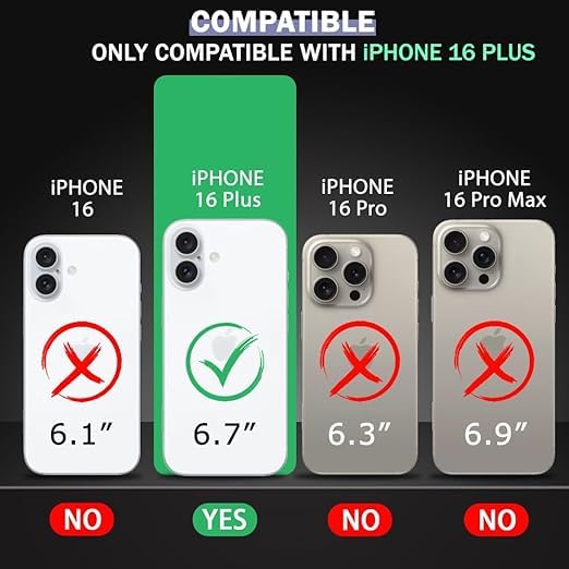 DIZORO Slim Liquid Silicone Case for iPhone 16 Plus – Matcha