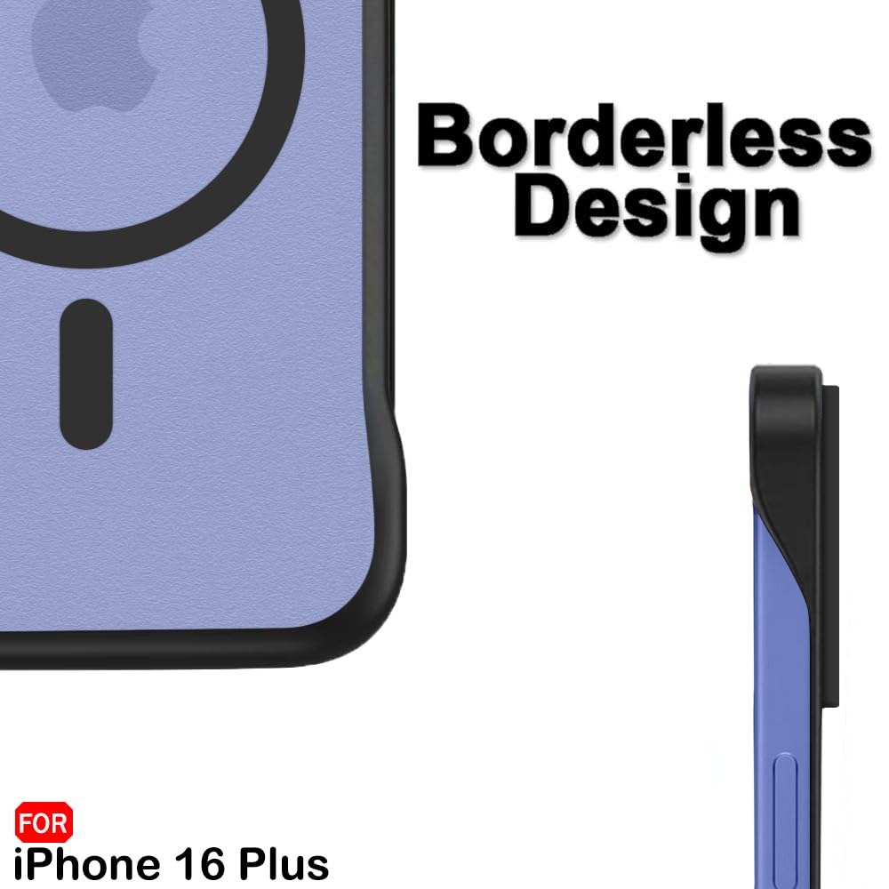TheGiftKart Slim Matte MagSafe Case for iPhone 16 Plus