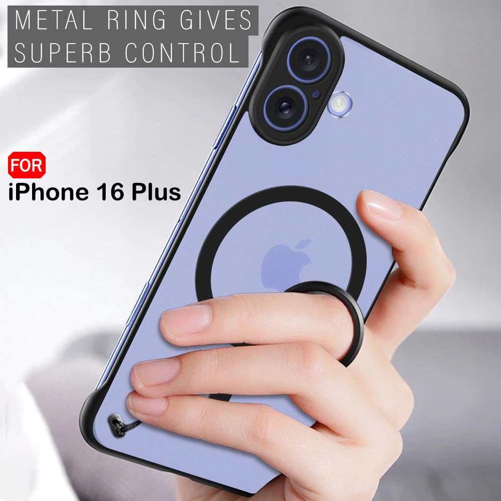 TheGiftKart Slim Matte MagSafe Case for iPhone 16 Plus