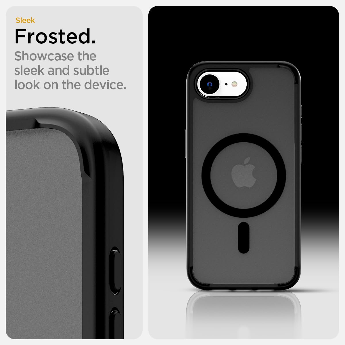Spigen Ultra Hybrid MagFit Case for iPhone 16e – Black