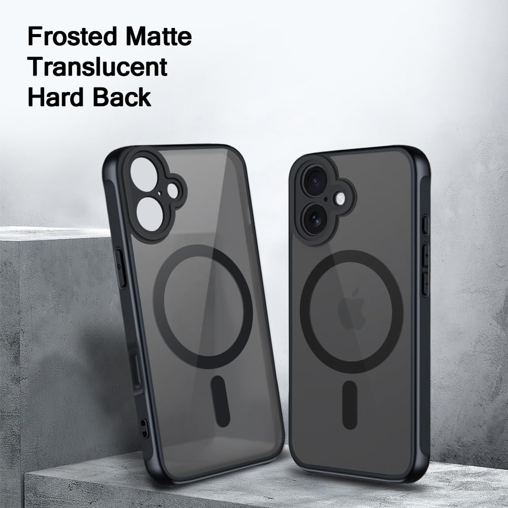 TheGiftKart Matte Frosted MagSafe Case for iPhone 16 Plus