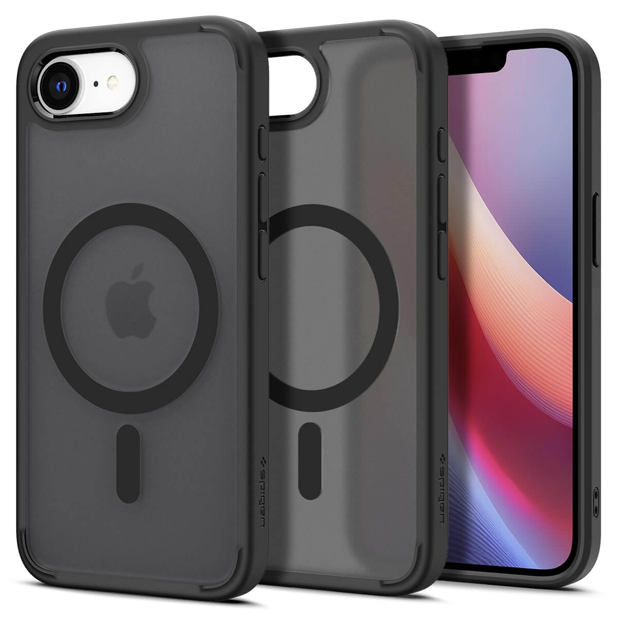 Spigen Ultra Hybrid MagFit Case for iPhone 16e – Black