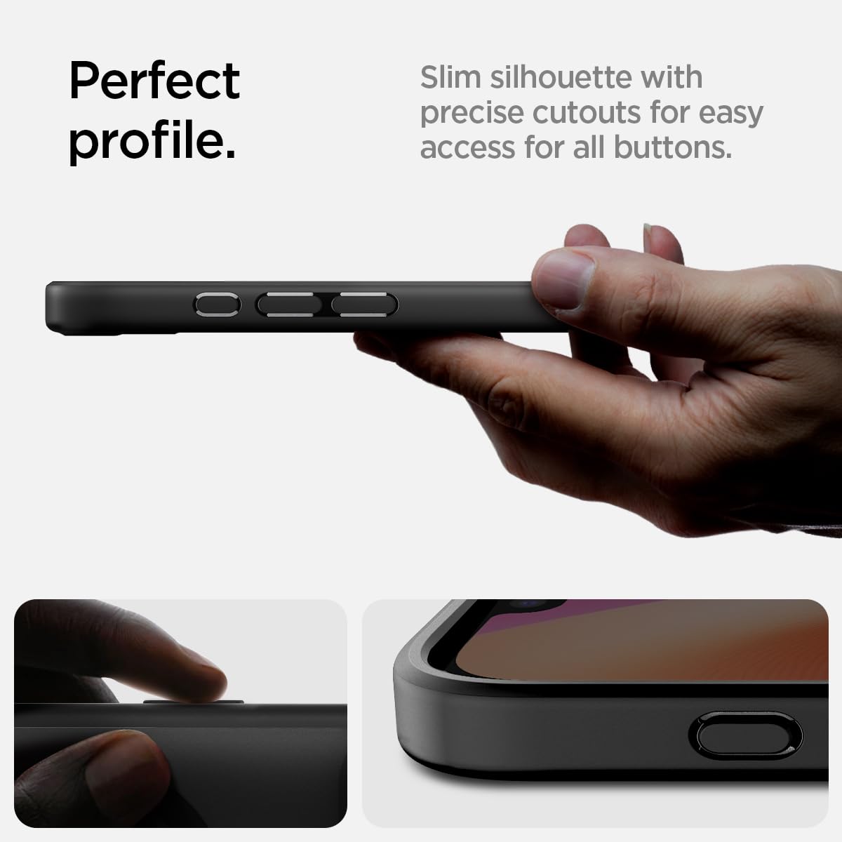 Spigen Ultra Hybrid MagFit Case for iPhone 16e – Black