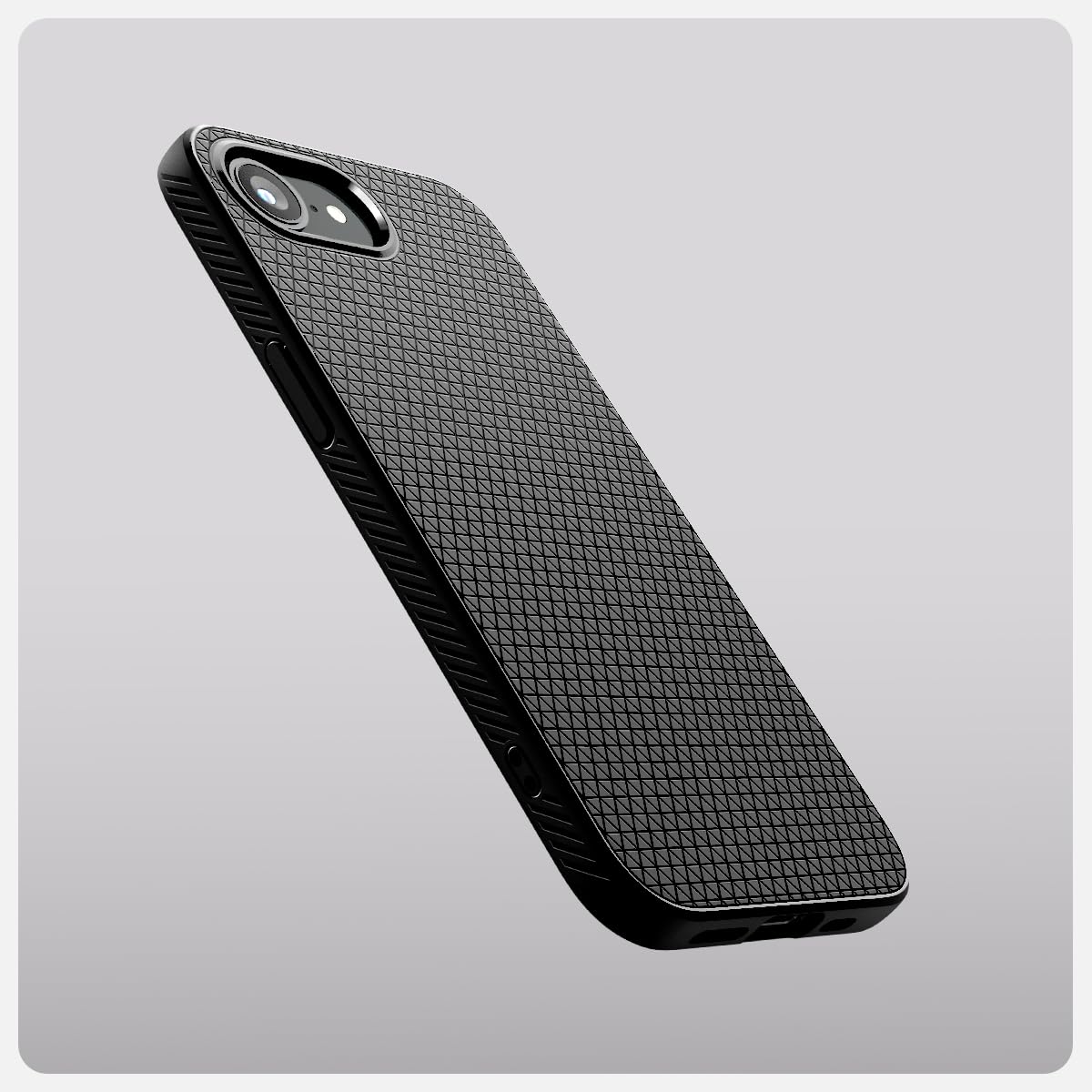 Spigen Liquid Air Case for iPhone 16e – Matte Black