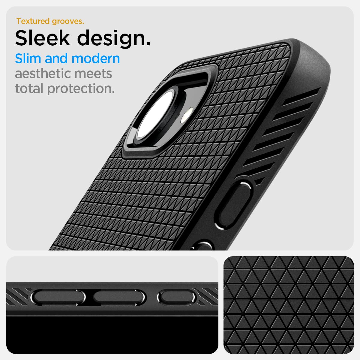 Spigen Liquid Air Case for iPhone 16e – Matte Black