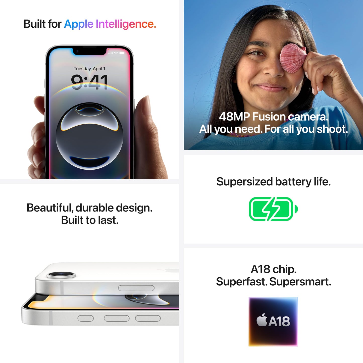 iPhone 16e (512GB) – A18 Chip, 48MP Camera, Super Retina XDR
