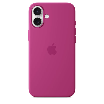 Apple iPhone 16 Plus Silicone Case with MagSafe - Fuchsia