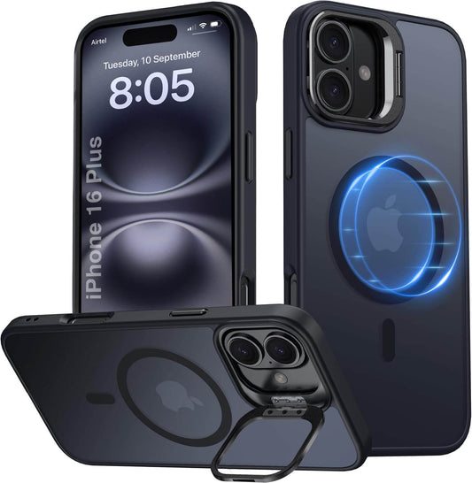 EGOTUDE Matte MagSafe Case with Stand for iPhone 16 Plus