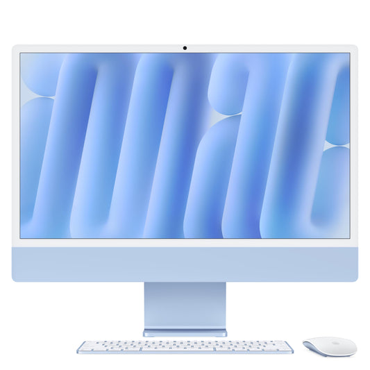 Apple iMac 2024 M4 (24") 10-Core CPU/GPU, 16GB RAM – Blue