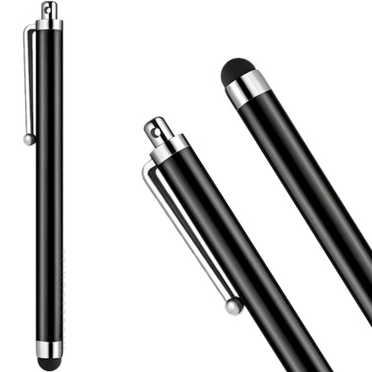 iAccessories Universal Capacitive Stylus Pens Compatible with All Touch Screen Devices, Smartphones, Tablet, Android Mobile Phones - Pack of 10, Silver | Black - iAccessories